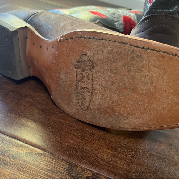 Bota Vaquera Dama Cafe Roses Cowgirl Western Rodeo Womens Square Toe Brown Boots - Picture 2 of 10